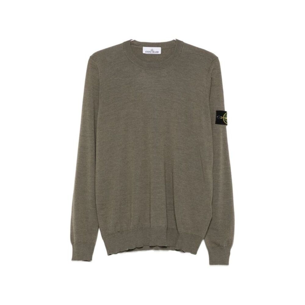 Stone Island Men Wool Crewneck Sweater